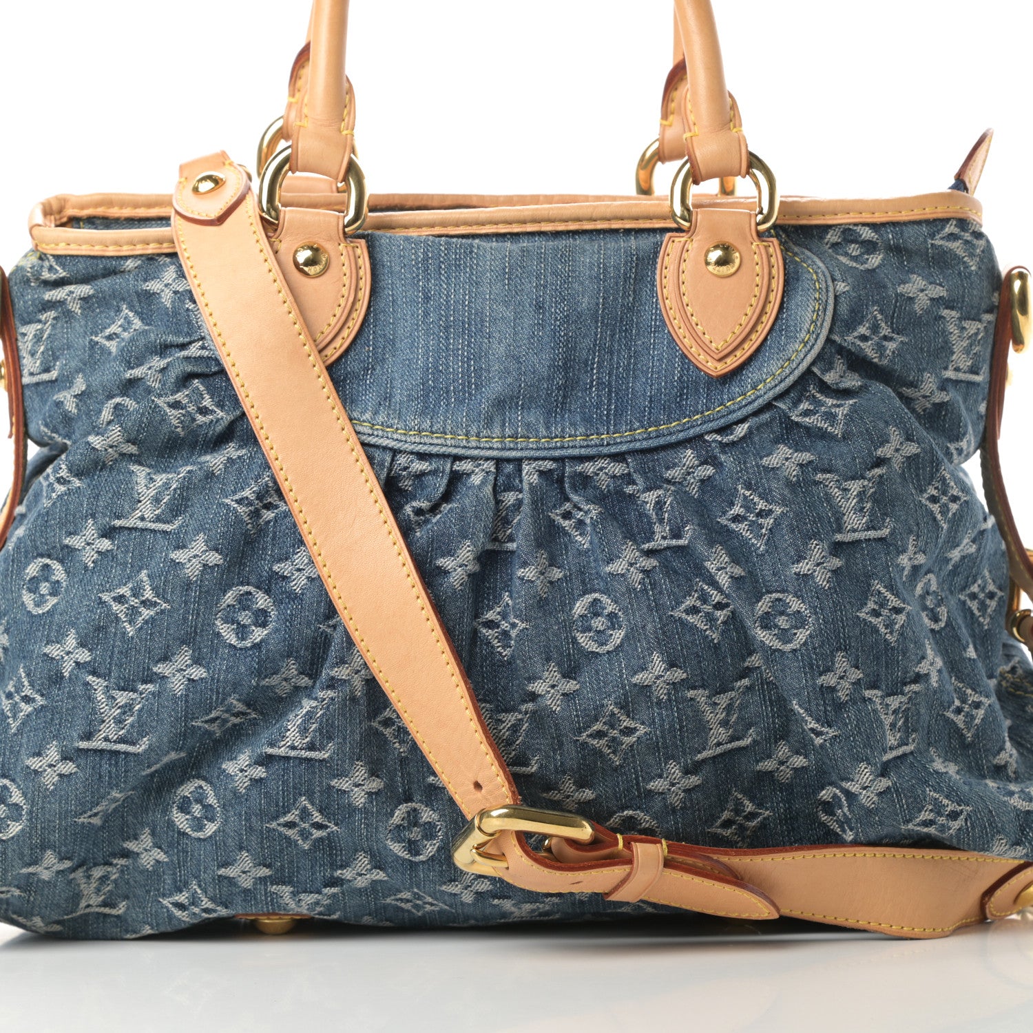 Louis Vuitton Denim Neo Cabby MM Blue 8 of 14