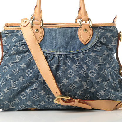 Louis Vuitton Denim Neo Cabby MM Blue 8 of 14