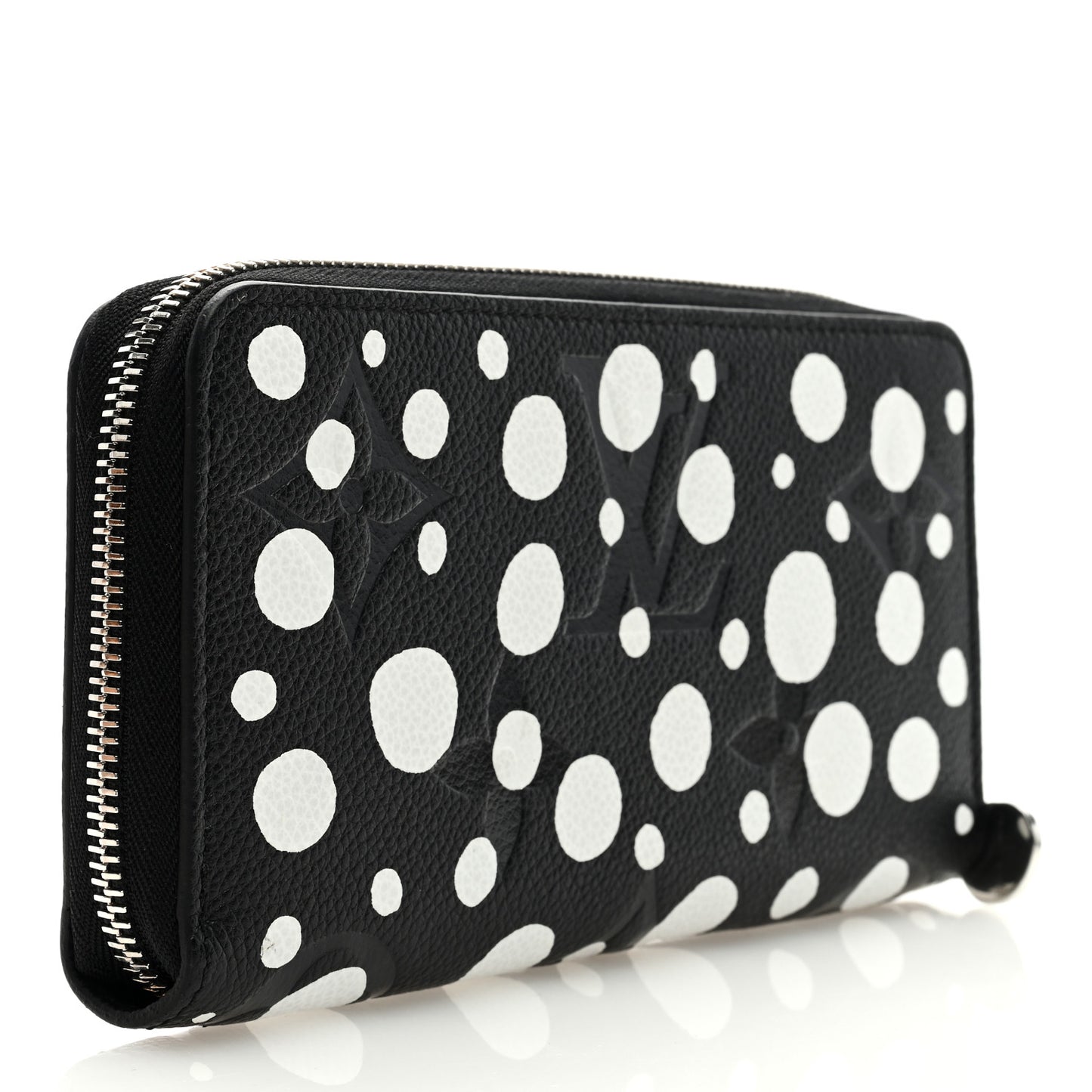 LV X YK Empreinte Zippy Wallet Black White