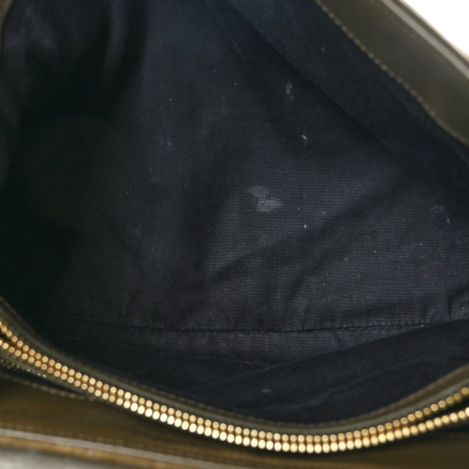 Saint Laurent Suede Y Quilted Monogram Medium Loulou Chain Satchel Olive 5 of 9