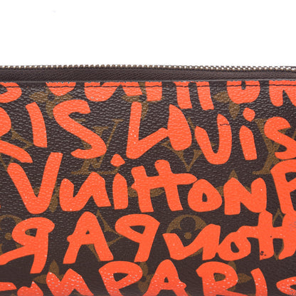 Louis Vuitton Monogram Graffiti Zippy Wallet Orange 6 of 9