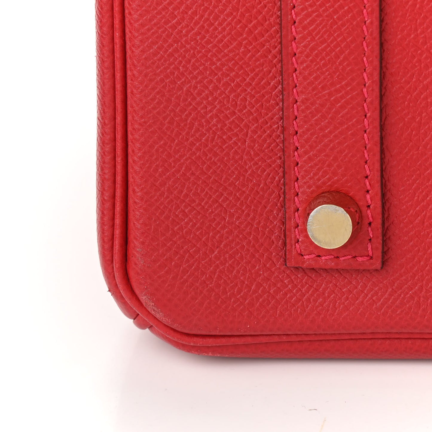 Epsom Birkin 35 Rouge Casaque