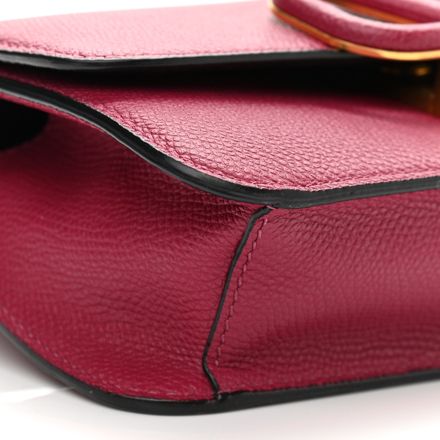 Valentino Garavani Grained Calfskin VSling Belt Bag Raspberry 8 of 12
