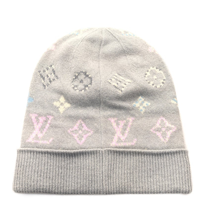 Louis Vuitton Wool Bonnet Pop Monogram Hat Grey 2 of 4