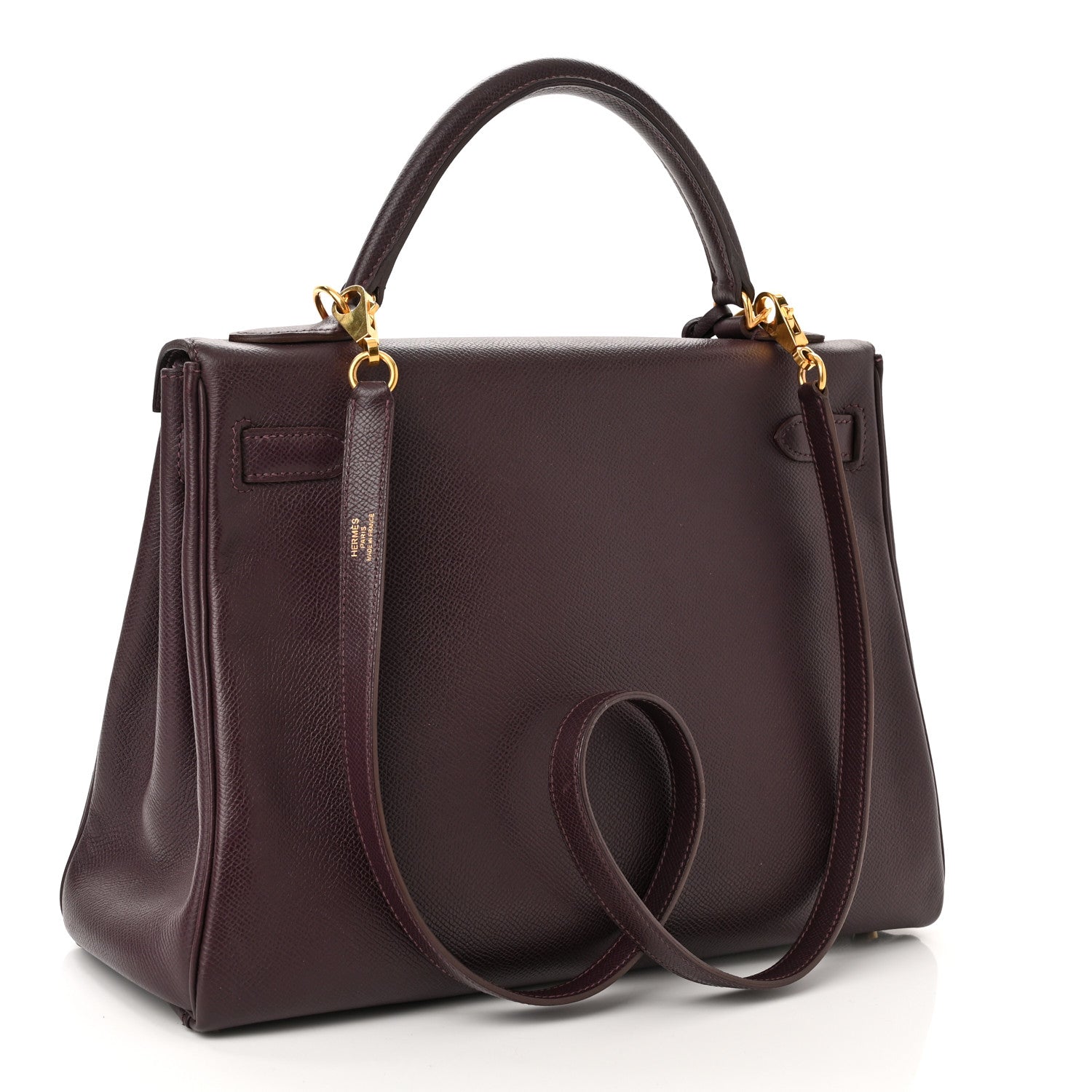 Hermes Epsom Kelly Retourne 32 Raisin 3 of 11