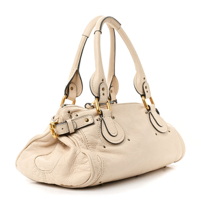 Chloe Calfskin Medium Paddington Satchel Ivory 3 of 11