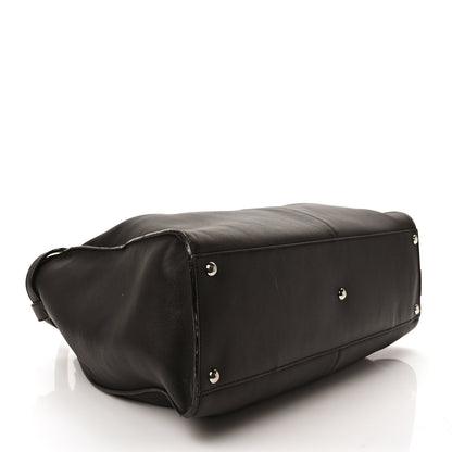 Fendi Vitello Seta Shearling FF 1974 Large Peekaboo X-Lite Brown 4 of 11