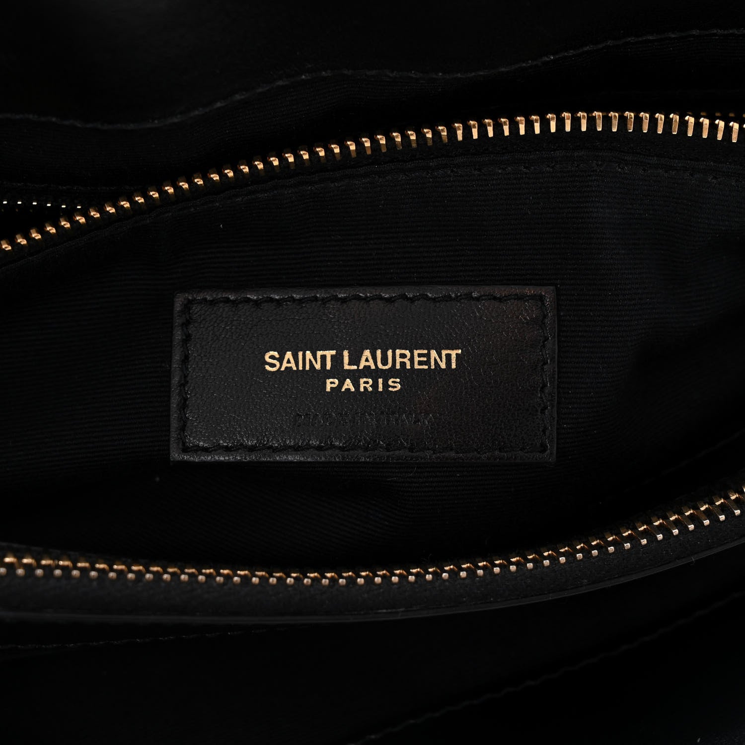 Saint Laurent Calfskin Y Quilted Monogram Large Loulou Chain Satchel Black 6 of 10
