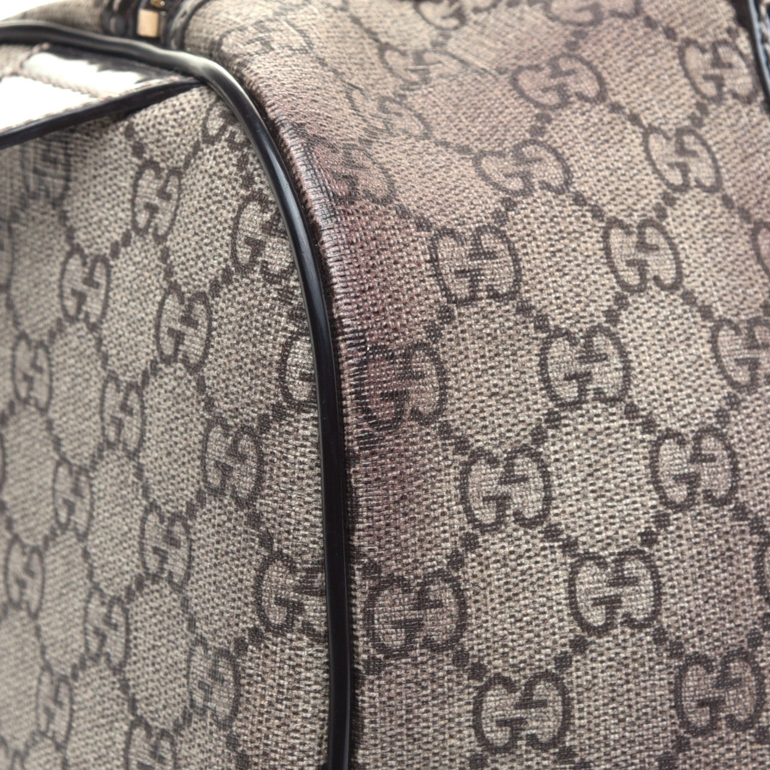 Gucci GG Plus Monogram Tattoo Heart Medium Joy Boston Dark Brown 14 of 15