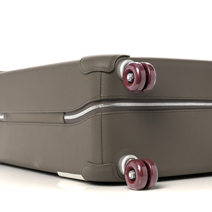 Hermes Taurillon Regate RMS Suitcase Etain Fauve Rouge H 13 of 16