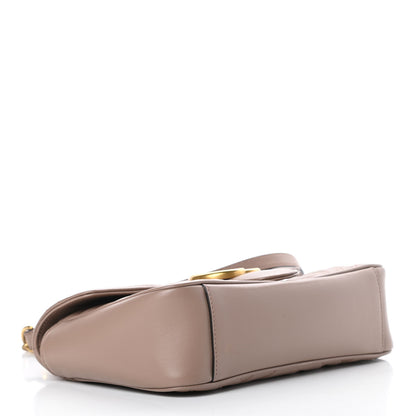 Gucci Calfskin Matelasse Small GG Marmont Shoulder Bag Porcelain Rose 3 of 10