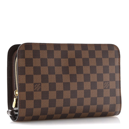 Louis Vuitton Damier Ebene Pochette Saint Louis Clutch 3 of 13