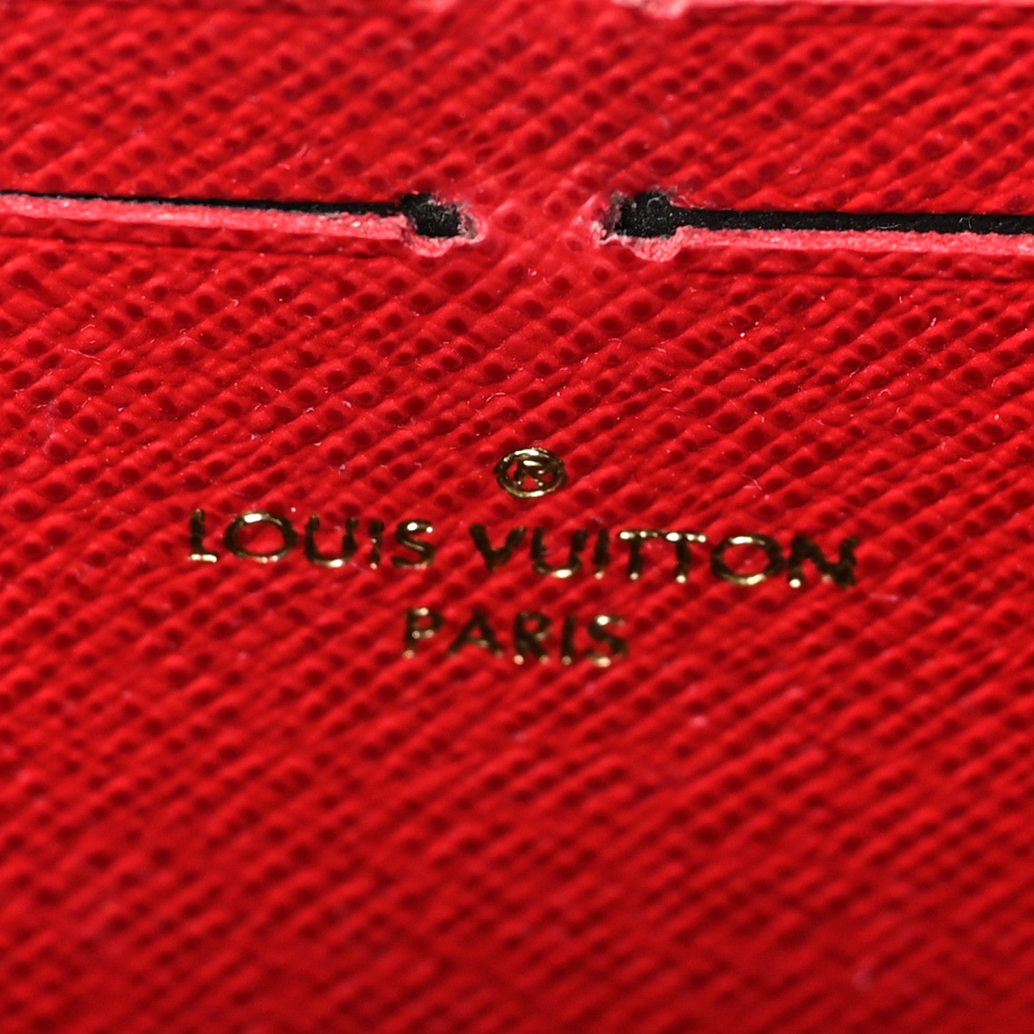 Louis Vuitton Damier Ebene Clemence Wallet Cherry 6 of 6