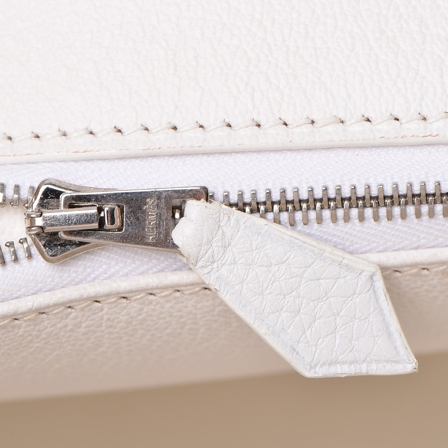 Taurillon Clemence Birkin 35 White