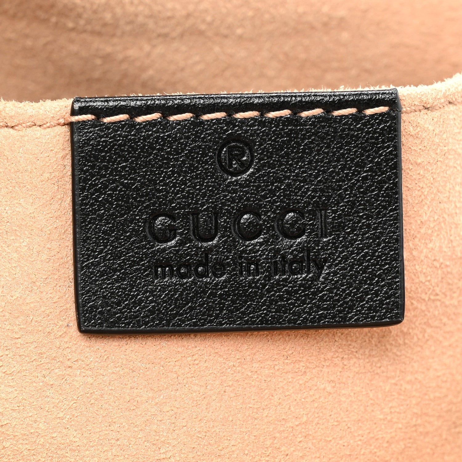 Gucci Calfskin Matelasse Small GG Marmont Chain Shoulder Bag Black 6 of 10