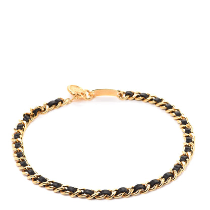 Chanel Lambskin Chain CC Medallion Belt Black Gold 2 of 7