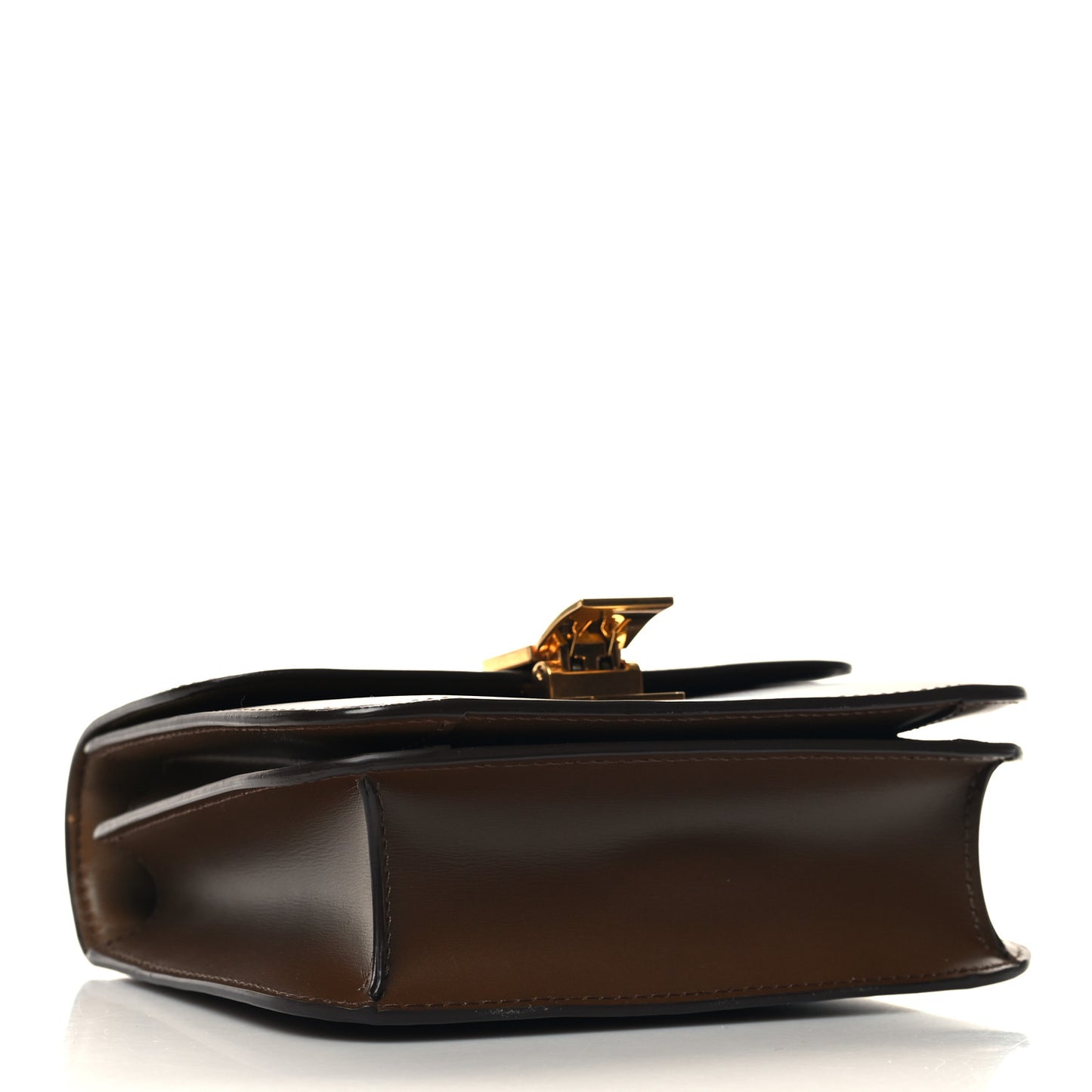 Box Calfskin Teen Classic Box Flap Bag Camel
