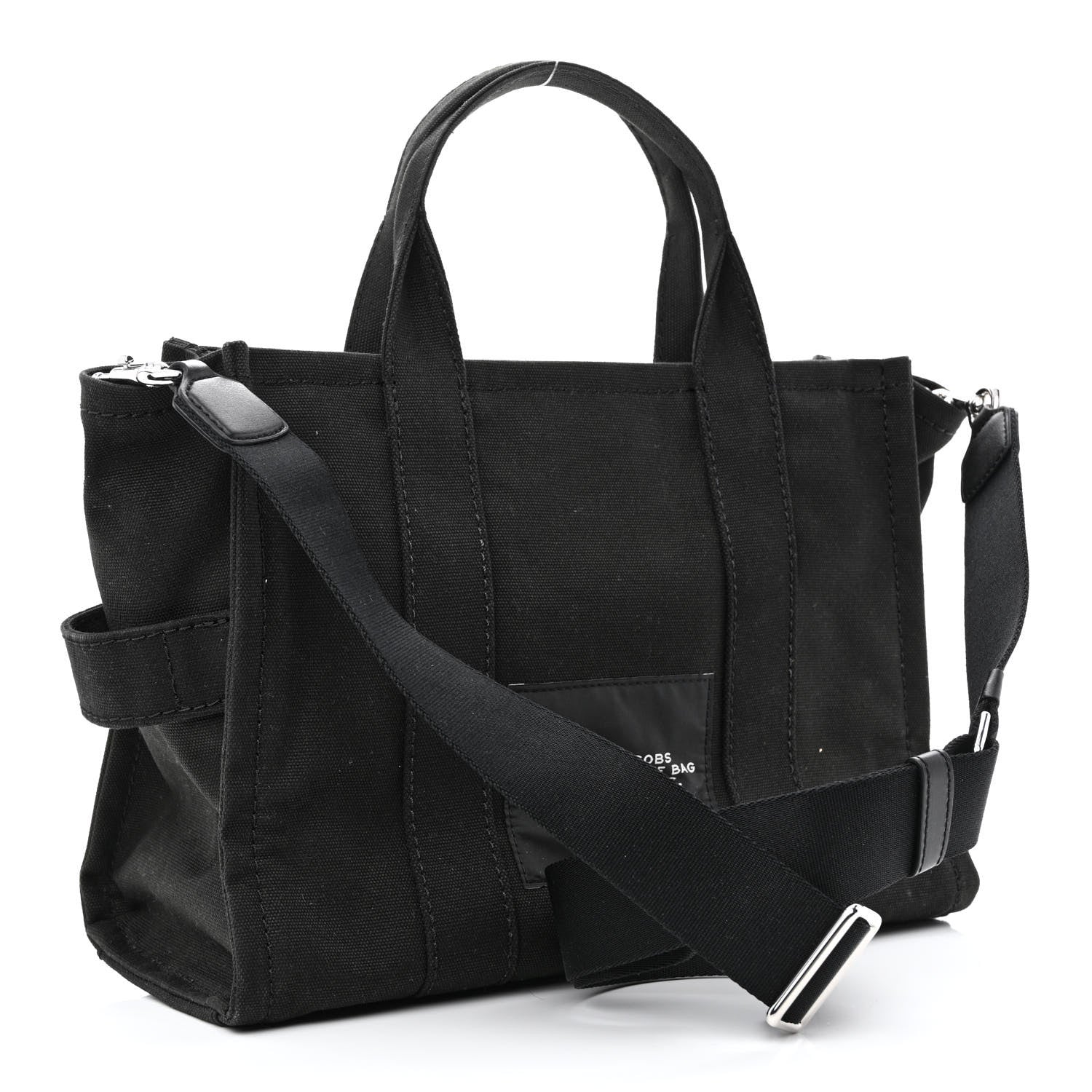 Marc Jacobs Cotton Canvas Medium The Tote Black 3 of 10