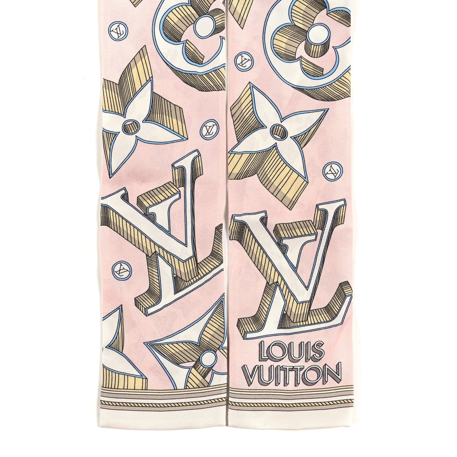 Louis Vuitton Silk Ultimate 3D Bandeau Rose Clair 2 of 3