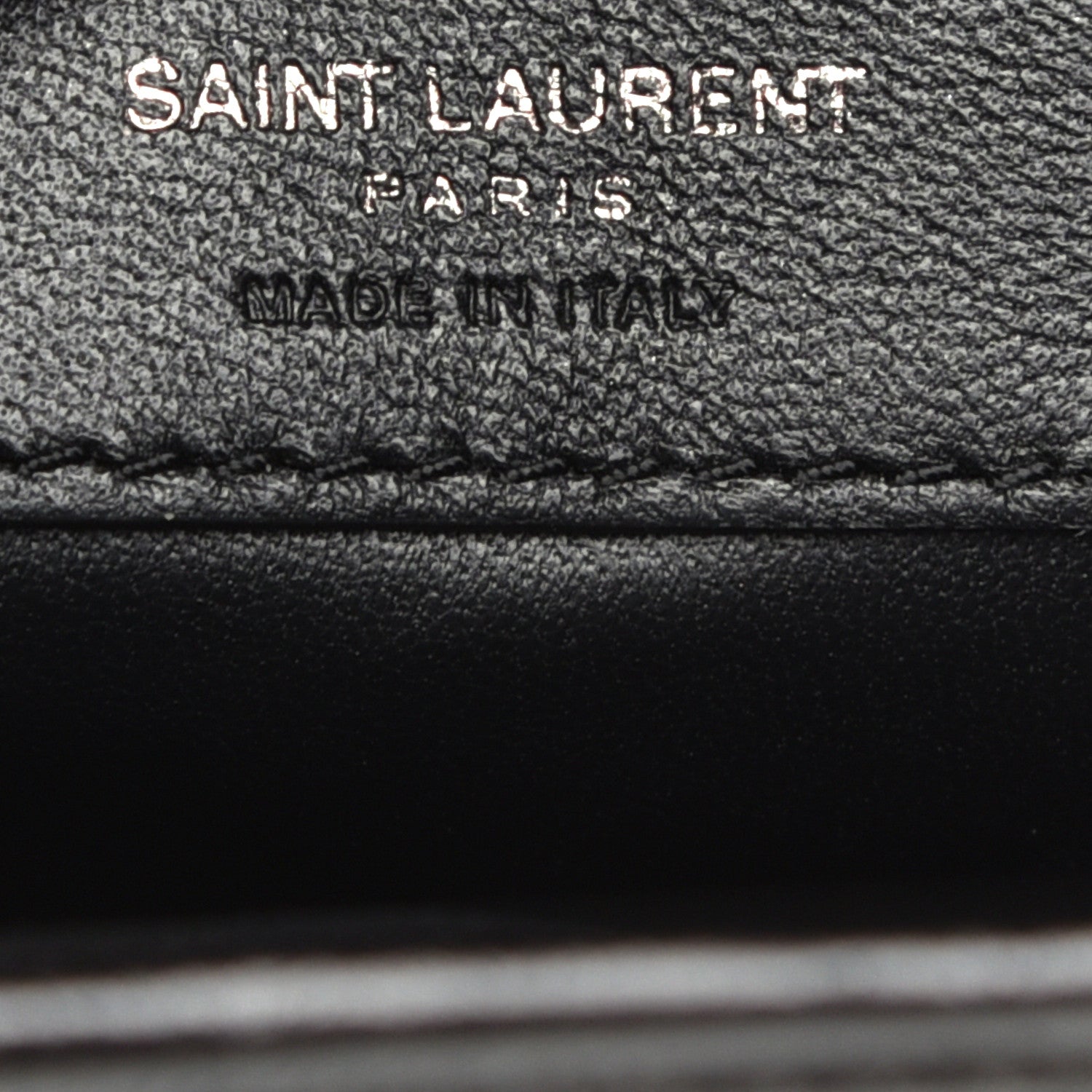 Saint Laurent Crinkled Calfskin Matelasse Monogram Baby Niki Chain Satchel Black 6 of 9