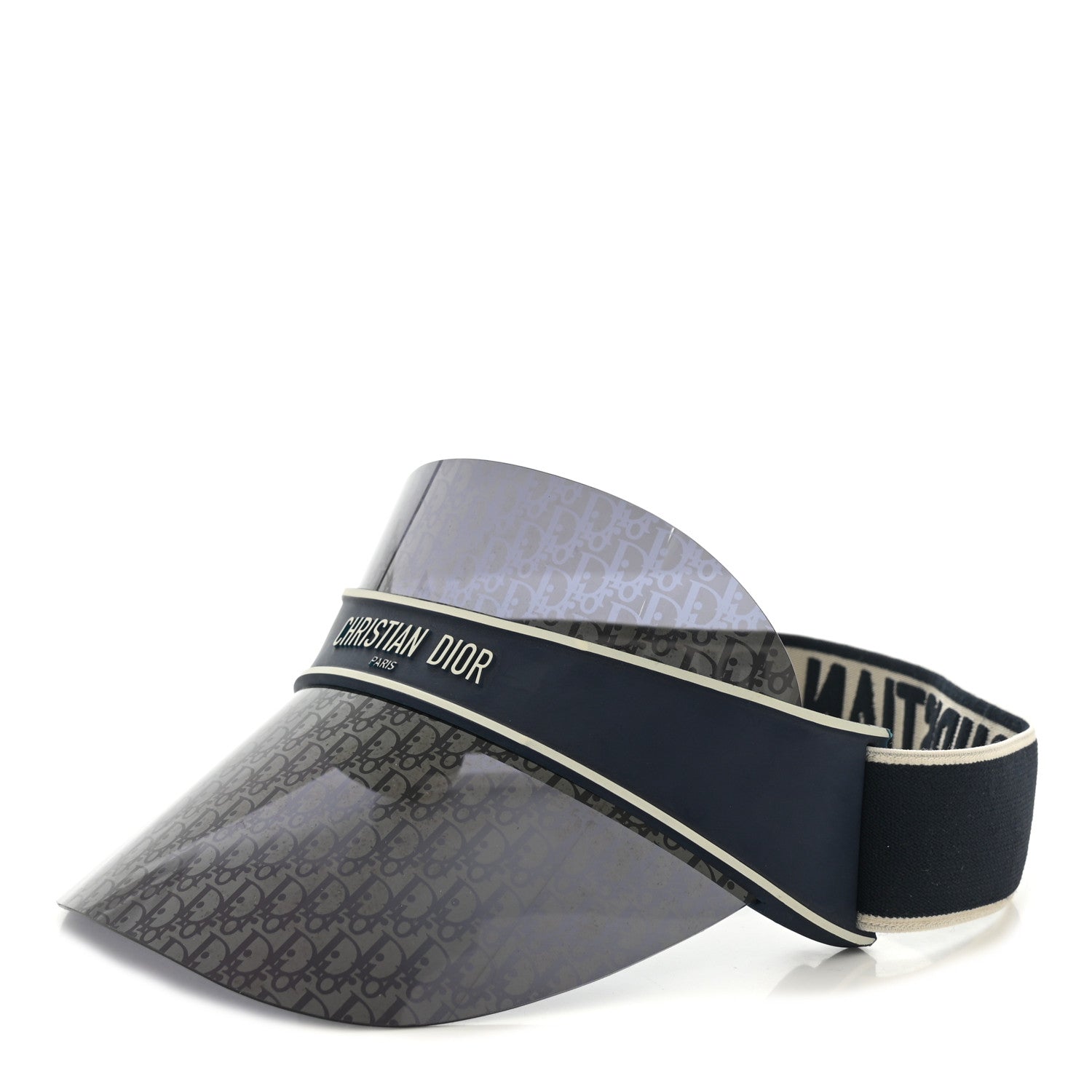 Christian Dior Oblique DiorClub V1U Sun Visor Blue 1 of 7