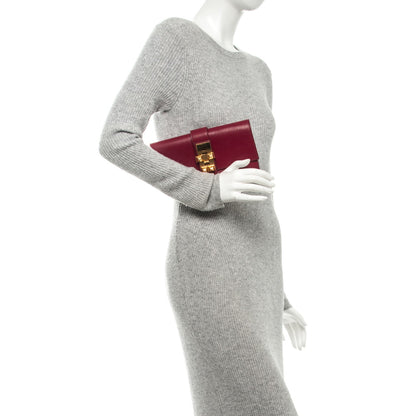 Hermes Tadelakt Medor 23 Clutch Rubis 2 of 7