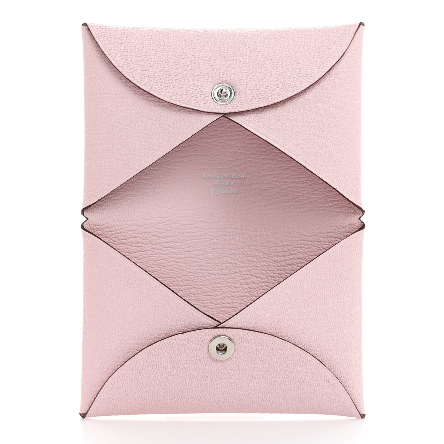 Chevre Mysore Calvi Card Case Rose Darling