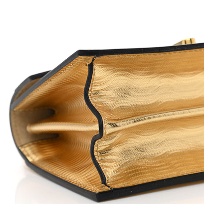 Christian Louboutin Metallic Calfskin Mini Elisa Shoulder Bag Gold 9 of 10