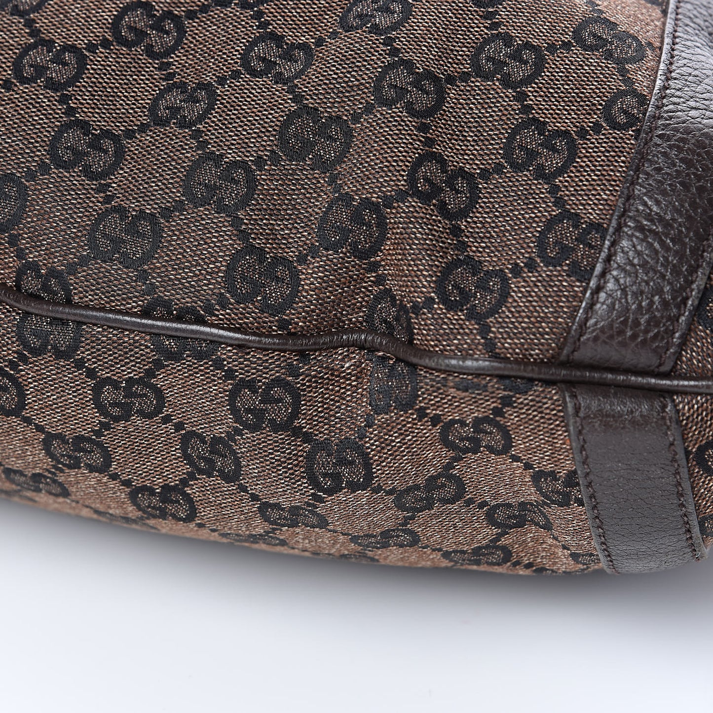 Monogram Medium Abbey Convertible Tote Dark Brown