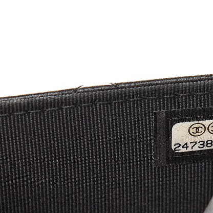 Chanel Lambskin Quilted Wallet On Chain WOC Black 8 of 16
