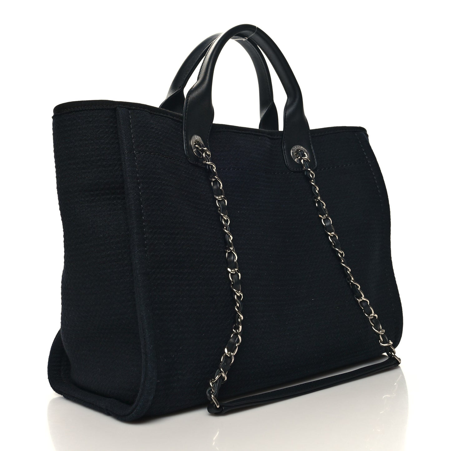 Mixed Fibers Small Deauville Tote Black