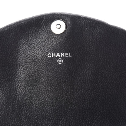 Chanel Caviar Half Moon Wallet On Chain WOC Black 7 of 11