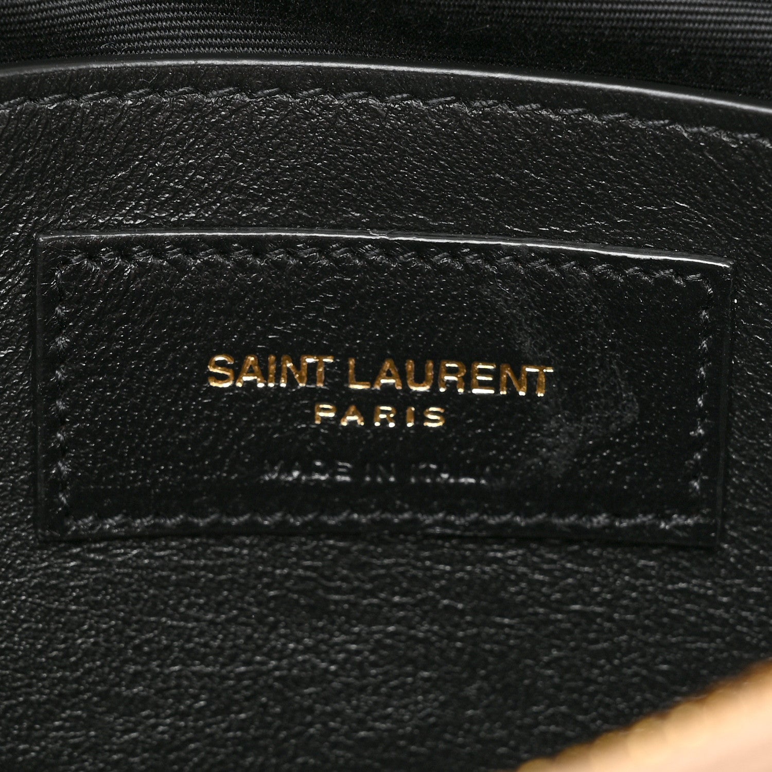 Saint Laurent Sheepskin Matelasse Chevron Monogram Medium College Bag Dark Beige 8 of 11