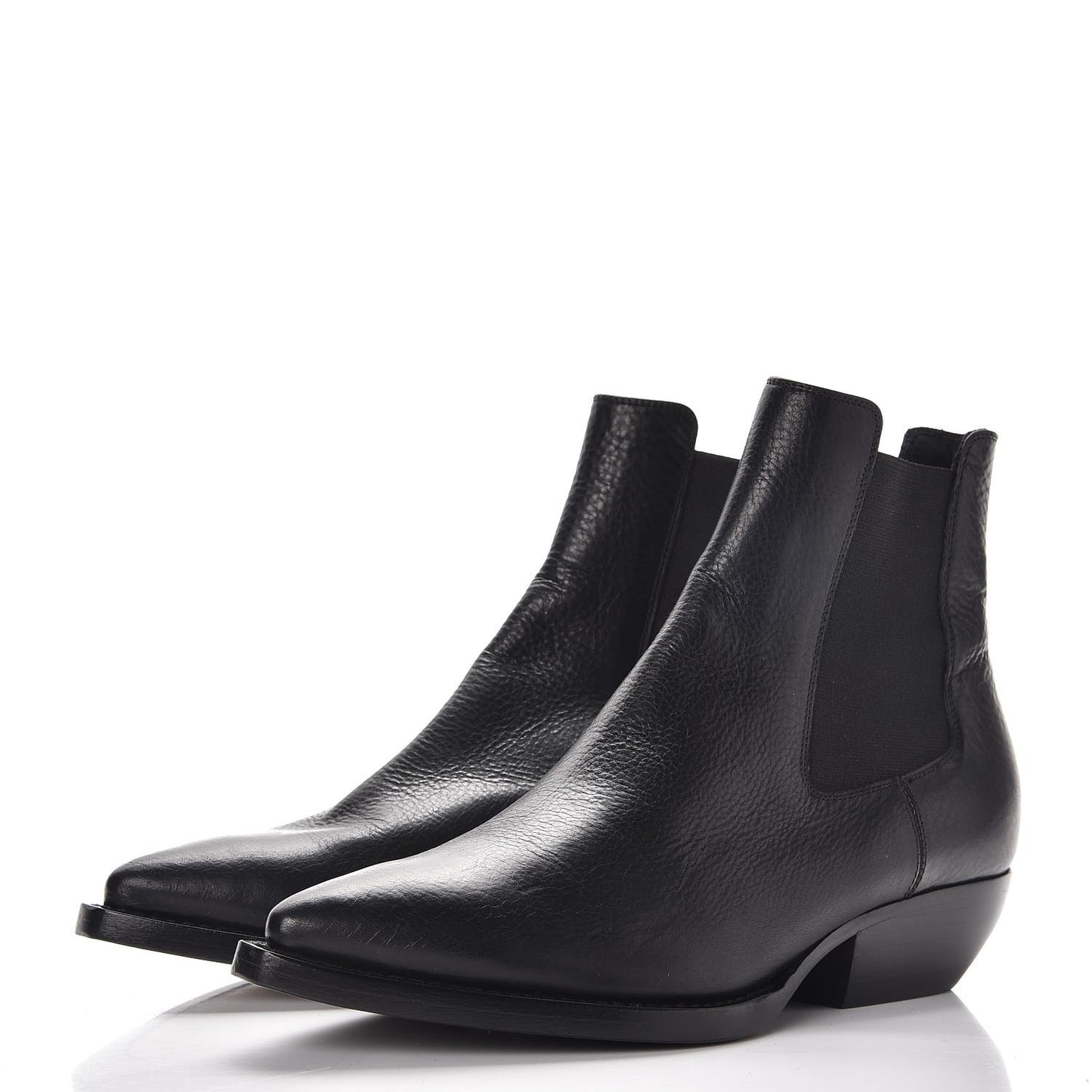 Calfskin Theo Chelsea Ankle Boots 36.5 Black