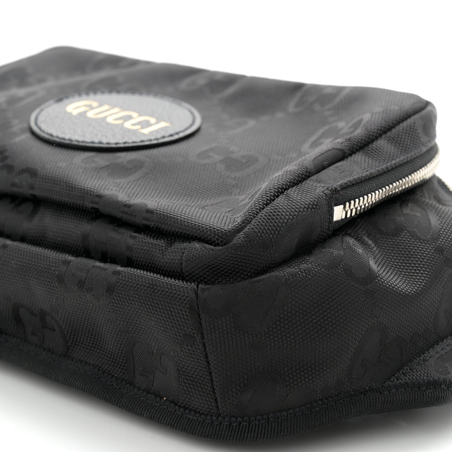 Econyl Nylon Monogram Off The Grid Large Belt Bag Black