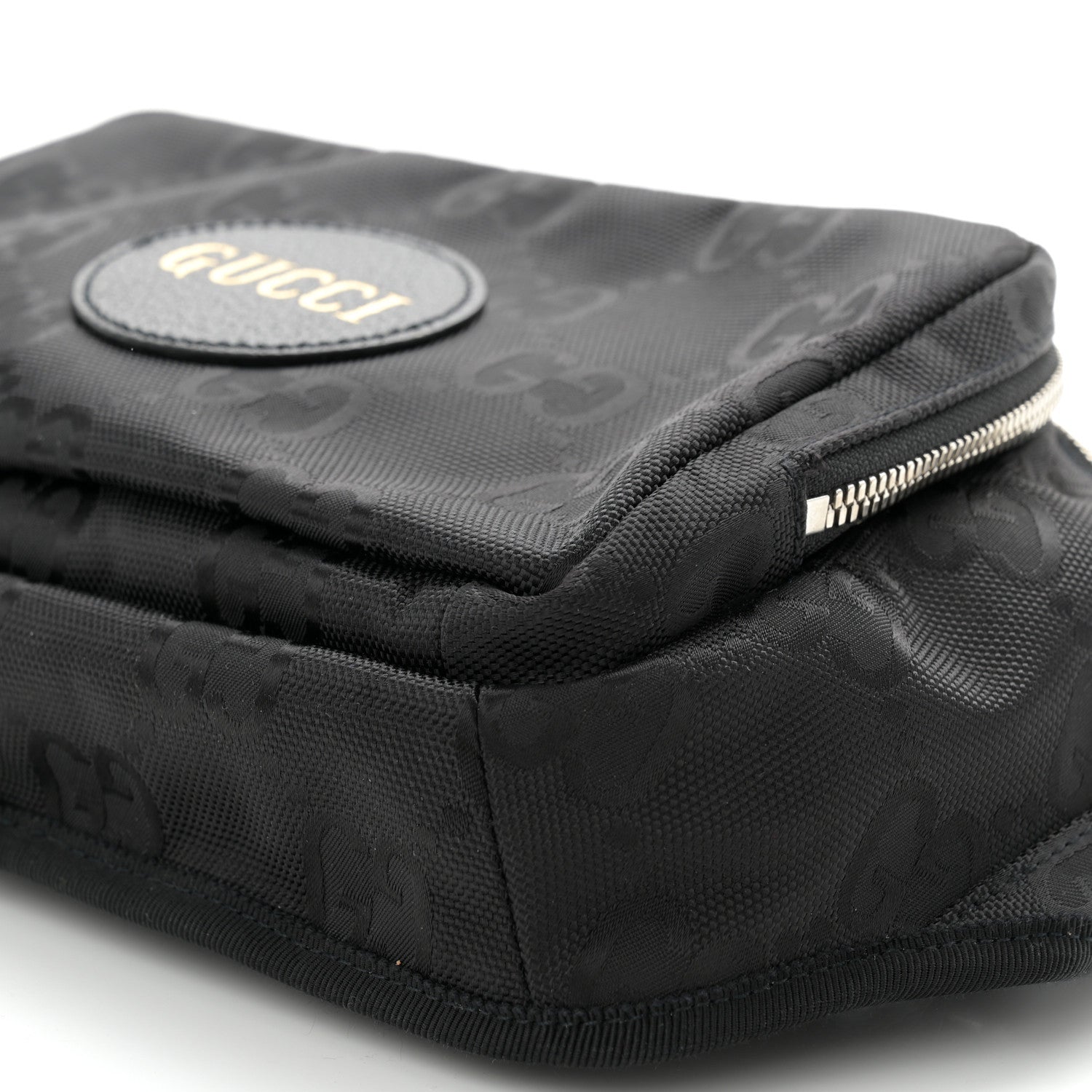 Gucci Econyl Nylon Monogram Off The Grid Large Belt Bag Black 11 of 11