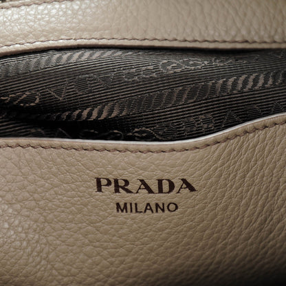 Prada Vitello Daino Tote Argilla 7 of 8