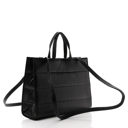 Telfar Nylon Medium Puff Shopping Bag Black 3 of 9