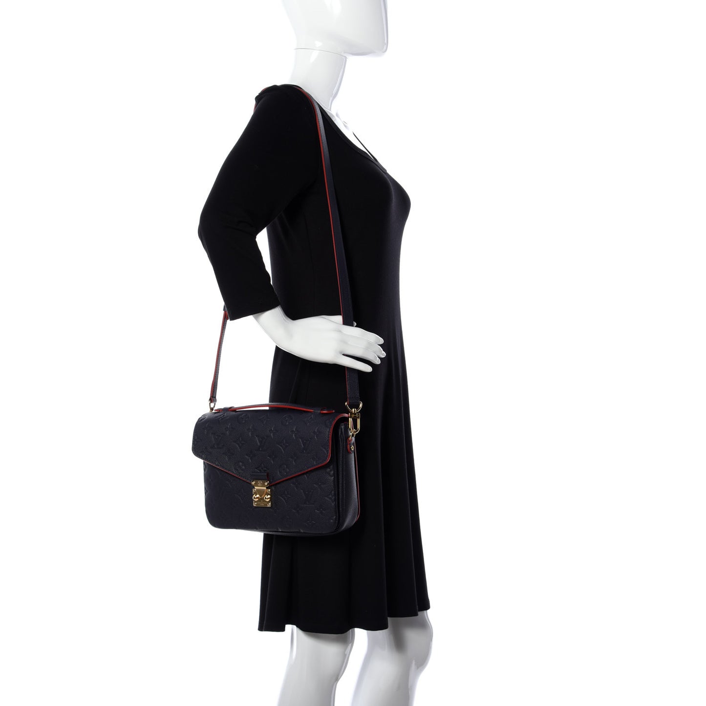 Empreinte Pochette Metis Marine Rouge