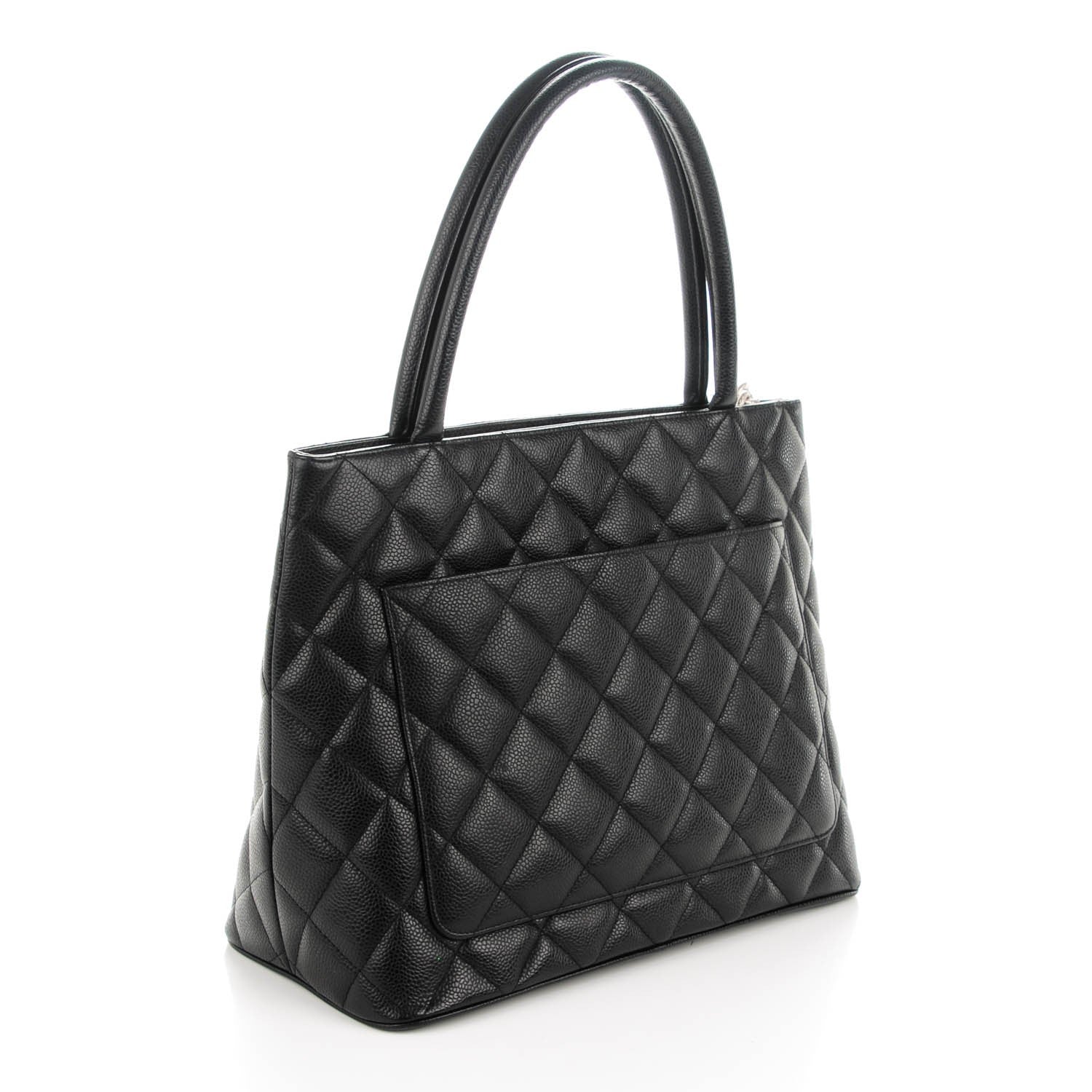 Chanel Caviar Quilted Medallion Tote Black 3 of 7
