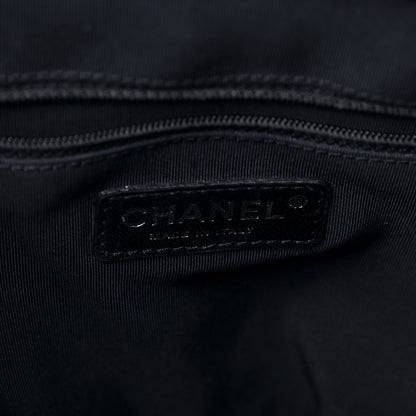 Chanel Patent Quilted Expandable CC Shoping Tote Black 5 of 5