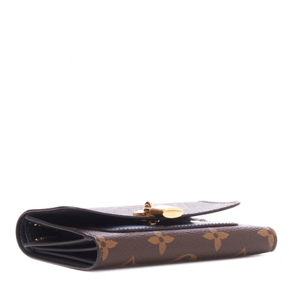 Louis Vuitton Monogram Flower Lock Compact Wallet 4 of 8