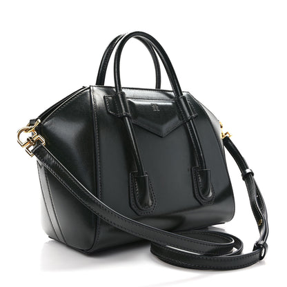 Givenchy Box Calfskin Lock Antigona Shoulder Bag Green Forest 3 of 9