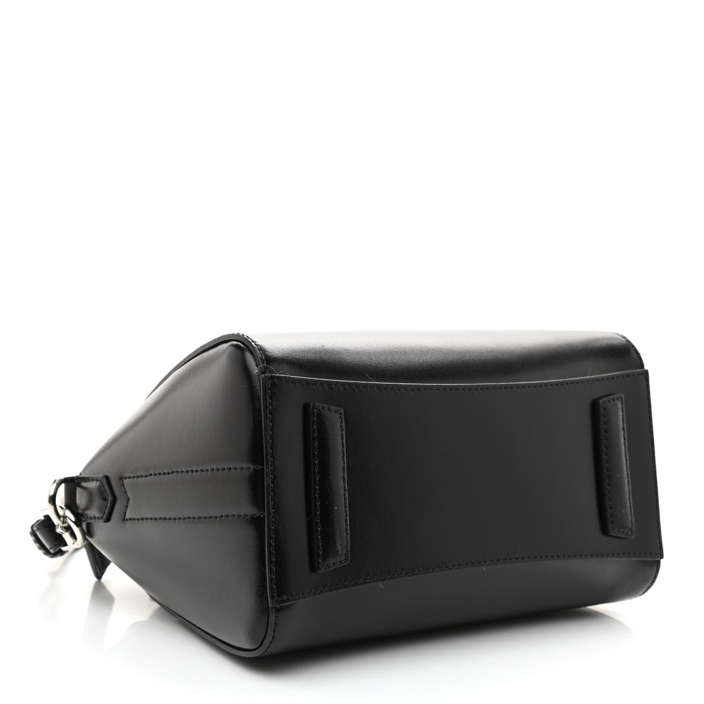 Shiny Lord Calfskin Mini Antigona Black