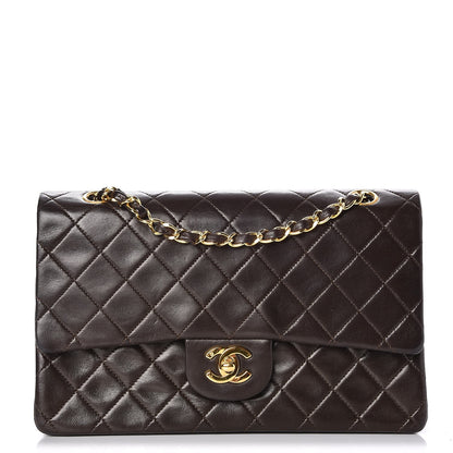 Chanel Lambskin Quilted Medium Double Flap Brown 1 of 9