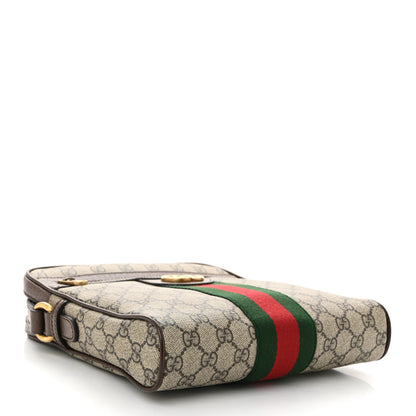 Gucci GG Supreme Monogram Web Small Ophidia Messenger Bag Brown 4 of 10