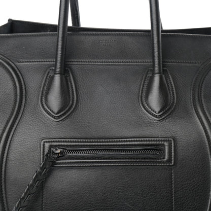 Celine Supple Calfskin Medium Phantom Luggage Black 9 of 22