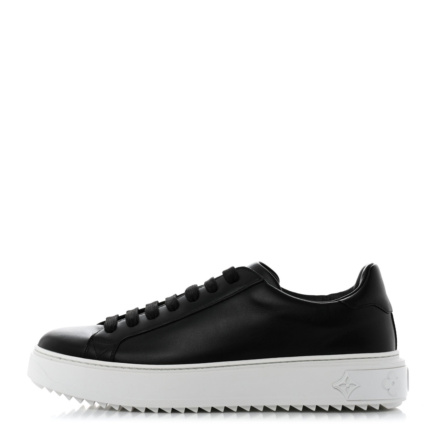 Louis Vuitton Calfskin Time Out Sneakers 41.5 Black 1 of 8