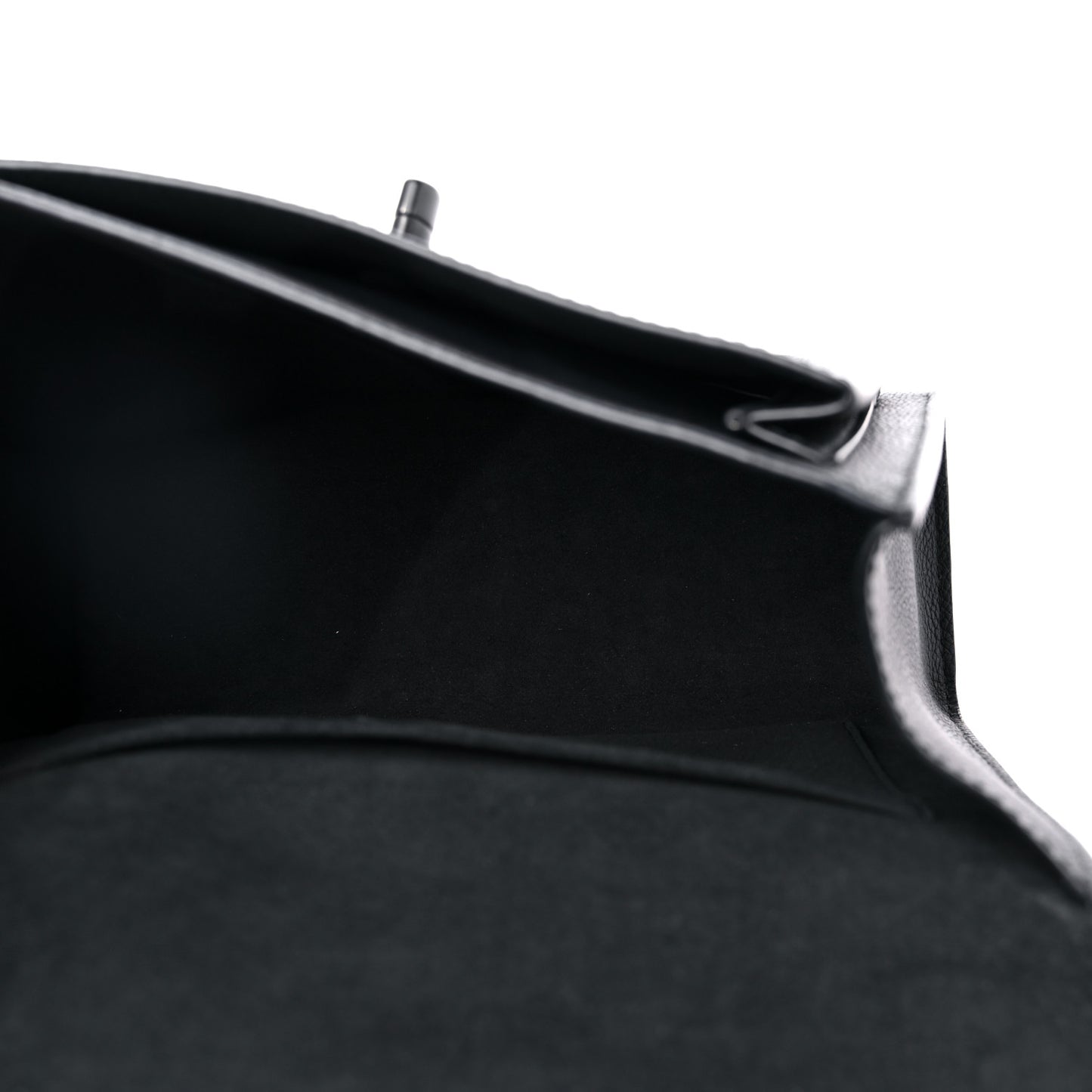 Soft Calfskin My Lockme Chain Bag BB Black