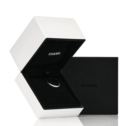 Chanel 18K White Gold Mini Coco Crush Ring 53 6.25 5 of 5